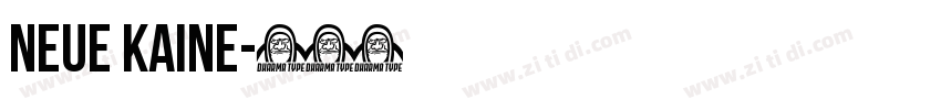 neue kaine字体转换